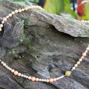 Peach Dreams - Necklace Bracelet Set